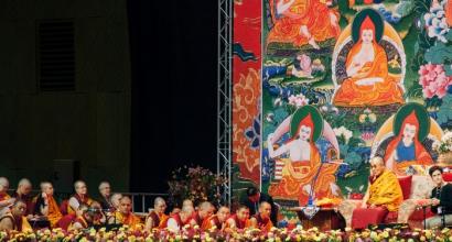 리가에서 달라이 라마의 가르침