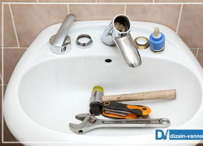 How to quickly and efficiently change a bathroom faucet with your own hands?