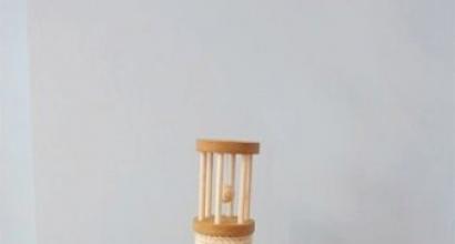 긁는 기둥용 밧줄: 재료 선택 밧줄로 만든 고양이용 스스로 긁는 기둥