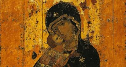 Who painted the icon of Our Lady of Vladimir