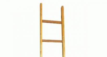 Why do-it-yourself wooden ladders are often done incorrectly