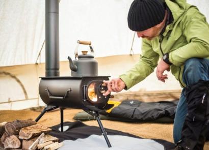 Do-it-yourself stove for a hike
