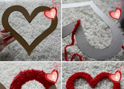 집에서 종이로 아름답고 쉽게 DIY 발렌타인 데이를 만드는 방법
