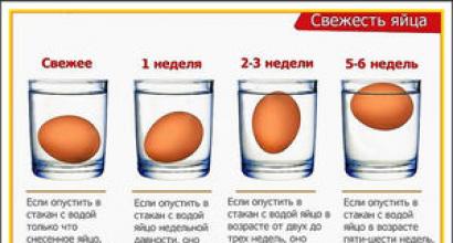 How to check eggs for freshness in water